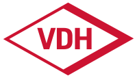 das Logo vom VDH, dem deutschen Zuchtverband für Hunde